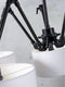 it's about RoMi Hanglamp Amsterdam - Zwart/Wit - Ø120cm - 5L - Modern,Scandinavisch - Hanglampen Eetkamer, Slaapkamer, Woonkamer