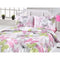Beddengoedset - 1 dekbedovertrek 220 x 240 cm + 2 kussenslopen 60 x 60 cm - 65% katoen 35% polyester - Roze