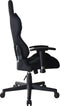 Bureaustoel Thomas - gamestoel racing stijl - stof bekleding - zwart