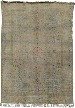 PTMD Egan Rechthoekig Tapijt - 300x200x2 cm - Katoen Chenille - Blauw