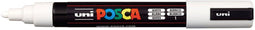 Verfstift Posca PC5M medium wit | 6 stuks
