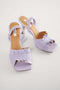 NA-KD Ruffled Sandalen - Slingback met ruche - Lilac - Maat 38