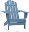vidaXL - Tuinstoel - Adirondack - massief - vurenhout - blauw