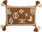 Dutch Decor ZOLA - Sierkussen van katoen Tobacco Brown 40x60 cm - bruin - Inclusief binnenkussen
