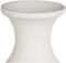 Giftdecor Bloemenvaas Antique Athena - ivoor wit - keramiek - D27 x H48 cm - Klassieke design vaas met historisch en modern karakter