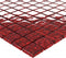 vidaXL Mozaïektegels 11 st zelfklevend 30x30 cm glas rood