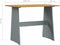 vidaXL - Eettafel - met - bankje - REINE - massief - grenenhout - honingbruin&grijs