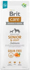 Brit Care Dog Grain-Free Senior Zalm - Hondenvoer - 12 kg