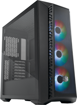 Cooler Master MasterBox 520 - ATX Midi-Tower - 7 uitbreidingsslots - Zwart
