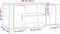 vidaXL - Tv-meubel - 100x35x40 - cm - bewerkt - hout - sonoma - eikenkleurig