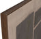ESPRIT - Schilderij - Abstract Modern - Donkerbruin Lichtbruin 100 x 4 x 140 cm (2 stuks)