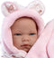 Llorens full body babypop meisje Nica met verschoonmatje en speen 40 cm