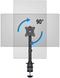 Multibrackets M Table Mount KB Single - Bureaumount - Verstelbare hoogte 10 kg - Max. 27