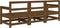 vidaXL - 3-delige - Loungeset - massief - grenenhout - honingbruin