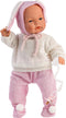 Llorens babypop Joelle met slaapzak speen en geluid 38 cm