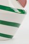 Mica Decorations Stratt Vaas - Keramiek - H28 x Ø22 cm - Groen