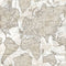 Noordwand Behang Friends & Coffee The World Map metallic en beige