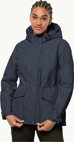 Jack Wolfskin LAKE LOUISE JACKET - Outdoorjas Dames - Ademend - Nachtblauw (XL)