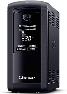 CyberPower VP1000ELCD - UPS 1 kVA 550 W - Zwart