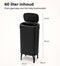 Five Stars® Sensor Prullenbak - 60 Liter - Soft Close Deksel - Zwart