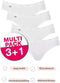 sloggi Basic+ - Dames Mini slip - Extra zachte naden - Wit (4-pack)