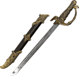 Boland - Piratenzwaard met schede (52 cm) - Zwaard - Piraten - Carnaval - Themafeest