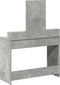 vidaXL - Kaptafel - met - Lade - - - Betonnen - Grijs, - 100x41x140 - cm