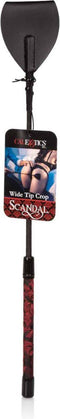 CalExotics - Scandal Wide Tip Crop - Bondage / SM Whips and Paddles Rood