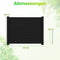 Coast Privacy Fence Tuinscherm 2 Panelen Zwart – 122 x 95 cm per Paneel – Met 3 Grondpalen