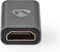 Nedis CVTB34906GY - HDMI high-speed adapter met ethernet - mini-HDMI naar HDMI - Grijs