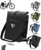 MIVELO fietstas - 3-in-1 bagagedragertas rugzak schoudertas - 100% waterdicht PVC-vrij zwart