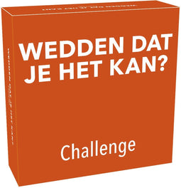 Tactic Wedden Dat Je Het Kan? Challenge! - Bordspel - 3-8 Spelers - Vanaf 10 jaar - 192 Opdrachtkaarten
