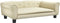 vidaXL - Hondenmand - 95x55x30 - cm - kunstleer - crèmekleurig