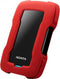 Adata HD330 - Externe Harde Schijf HDD - 2TB - Stootbestendig - Rood