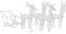vidaXL - Kerstdecoratie - rendieren - en - slee - 280x28x55 - cm - acryl