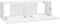 vidaXL - Tv-meubels - 2 - st - wandgemonteerd - 100x30x30 - cm - hout - hoogglans - wit