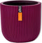 Capi Europe - Bloempot bol Groove Colours - 17x15 - Paars - Opening Ø15.4 - Bloempot voor binnen - 5 jaar garantie - BGVP133