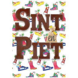 Sinterklaas wenskaart met envelop, 10 Stuks