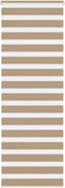 vidaXL - Zebra - Blind - 85x200 - cm - stofbreedte - 80,9 - cm - polyester - zandbruin