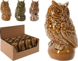 Owl Pocelain 3ass 11 cm