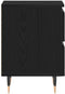 vidaXL - Bedside - Cabinets - 2 - st - Black - Oak - 40x35x50 - cm - Gefabriceerd - Hout