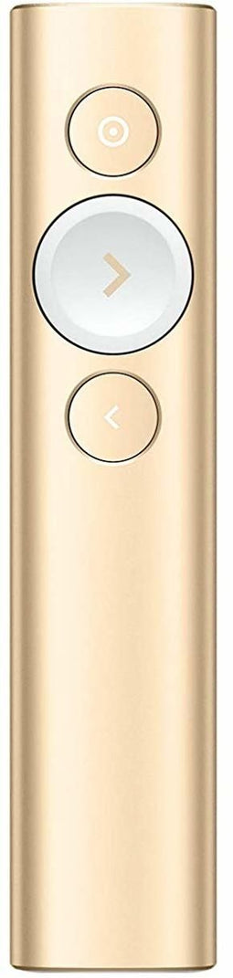 Logitech Spotlight - Presentatieapparaat - 30 meter bereik - Goud