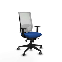 Piqueras y Crespo 1D066G0 - Bureaustoel - Verstelbare hoogte met armleuning - Blauw