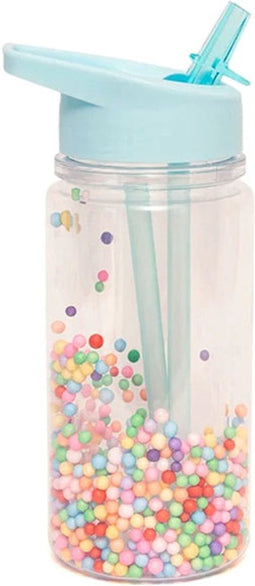 Drinkfles macaron popsicles aqua blue - Petit Monkey