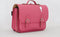 Own Stuff Lederen Boekentas - Antiek roze - Lagere school