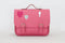 Own Stuff Lederen Boekentas Hartjes Lagere school - Antiek Roze