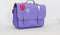 Own Stuff Lederen Boekentas Hartjes - Lila - Lagere school