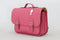 Own Stuff Lederen Boekentas Lagere school - Antiek Roze