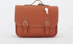 Own Stuff Lederen Boekentas Lagere school - Chestnut