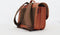 Own Stuff Lederen Boekentas Lagere school - Chestnut